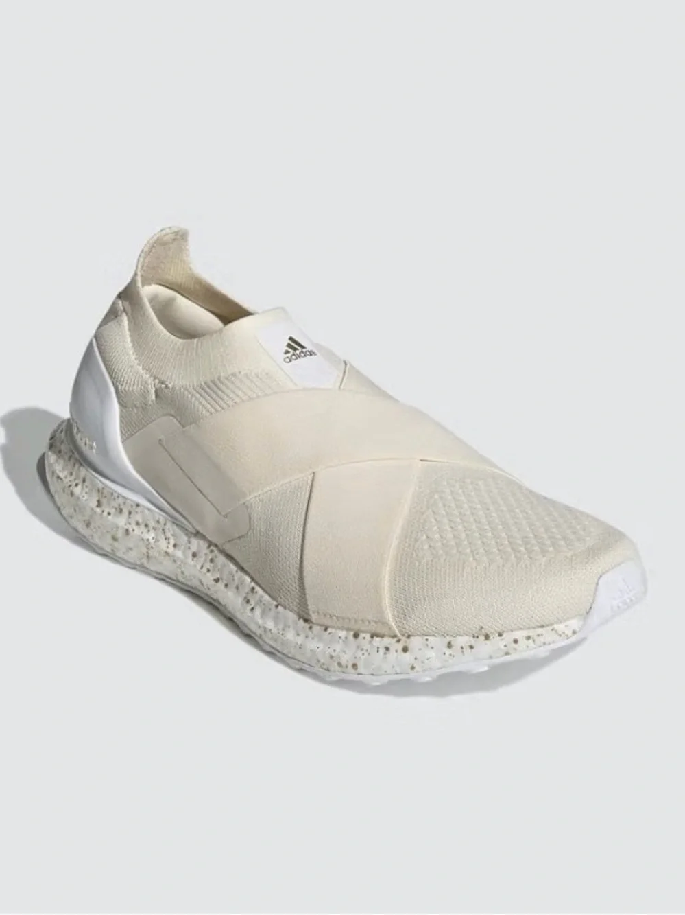 adidas Ultraboost DNA Slip-On Primeblue Cream White Gold Speckle Sneakers Size 7